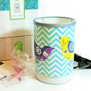 Scentsy Wax Melt Chevrons Song Birds Full Size Lampshade Warmer & Bulp New Box
